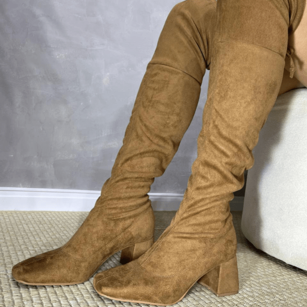 BOTA OVER THE KNEE ANA CARAMELO - Imagem 2