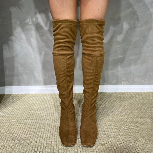 BOTA OVER THE KNEE ANA CARAMELO - Imagem 4