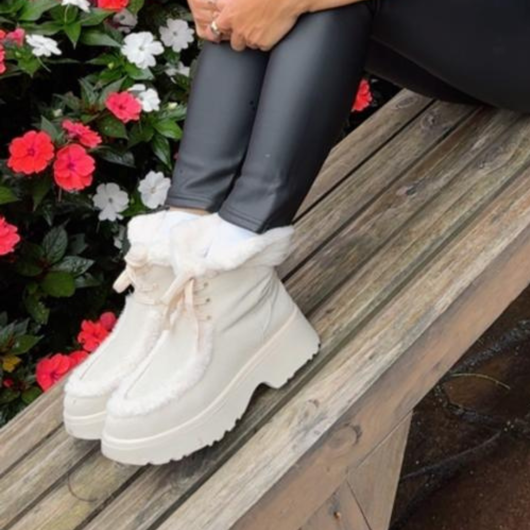 BOTA COTURNO SNOW OFF WHITE