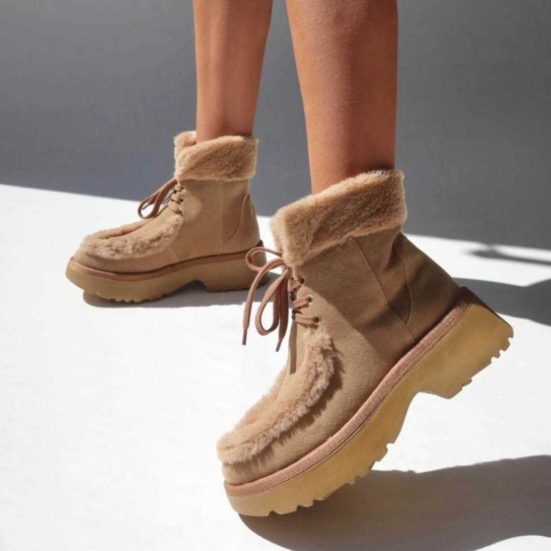 BOTA COTURNO SNOW CARAMELO