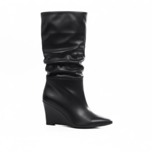 BOTA FEMININA CANO LONGO SLOUCH PRETA