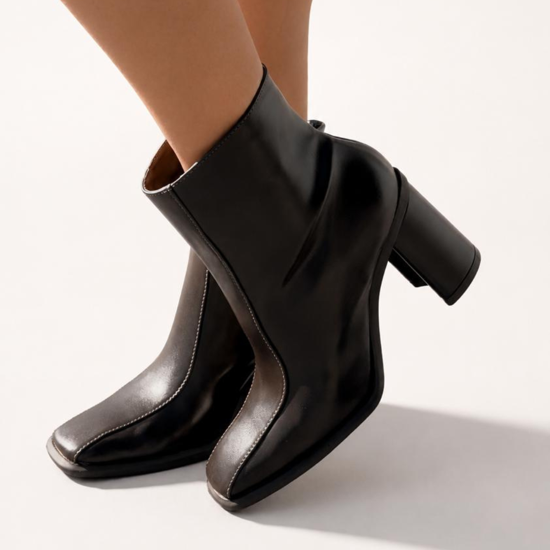 KESSIE - BOTA FEMININA CANO CURTO NA COR MARROM